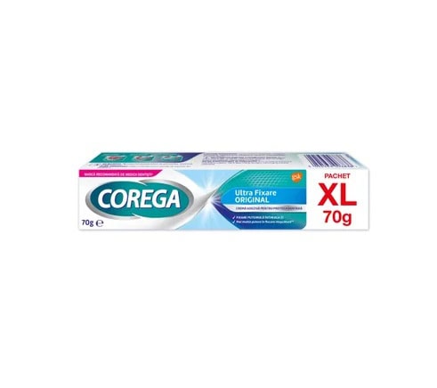 Crema adeziva pentru proteza dentara Ultra Fixare Original, 70g, Corega