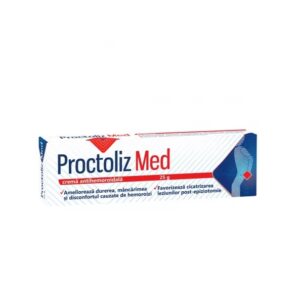 Crema antihemoroidala Proctoliz Med, 25 g, Look Ahead
