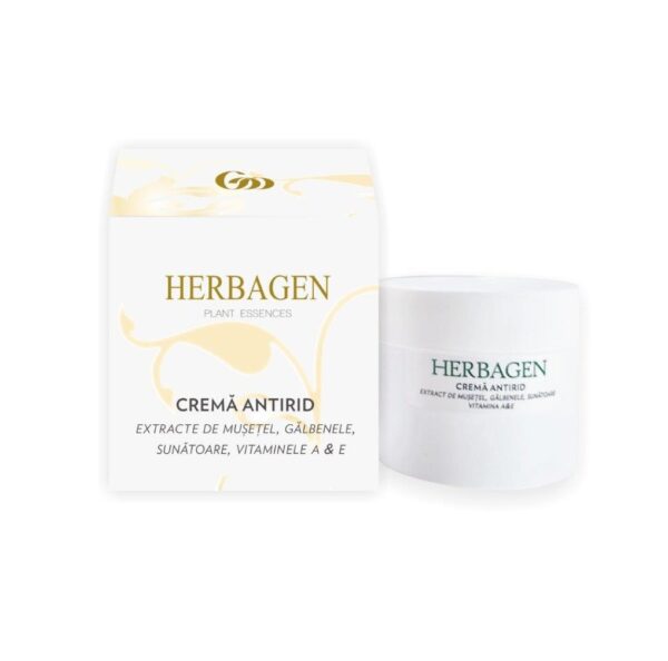 crema-antirid-cu-extrate-de-musetel-galbenele-si-sunatoare-100-ml-herbagen-o34329-farmacia-morpheus Crema Antirid cu Extrate de Musetel Galbenele si Sunatoare, 100 ml, Herbagen