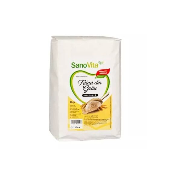 Faina Integrala de Grau, 1 kg, Sanovita