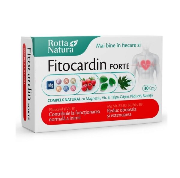 Fitocardin Forte, 30 Capsule, Rotta Natura