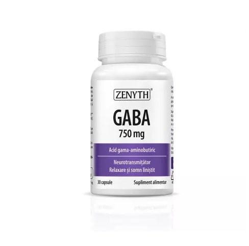 Gaba, 750 mg, 30 capsule, Zenyth
