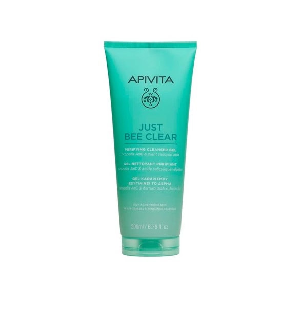 Gel de Curatare pentru Ten Gras si Acneic Just Bee Clear, 200 ml, Apivita