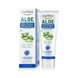 Gel pentru Albirea Dintilor Aloe, 75 ml, Equilibra