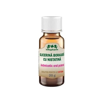 Glicerina Boraxata cu Nistatina, 20 g, Infopharm