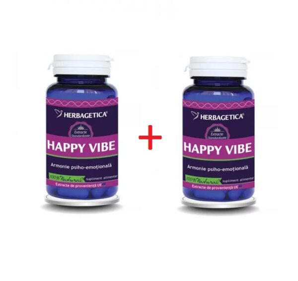 Happy Vibe, 60+60 Capsule, Herbagetica