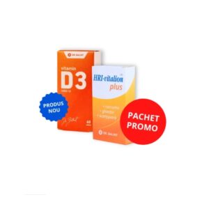 HRI-Vitalion Plus, 54 tablete + Vitamina D3, 4000IU, 60 tablete, Dr. Balint