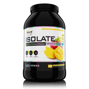 Pudra proteica tip izolat din zer cu aroma de mango Isolate-X5 Mango Shake 2000g, Genius Nutrition