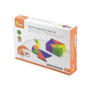 Joc Tangram Magnetic cu 35 Piese (50643), Viga