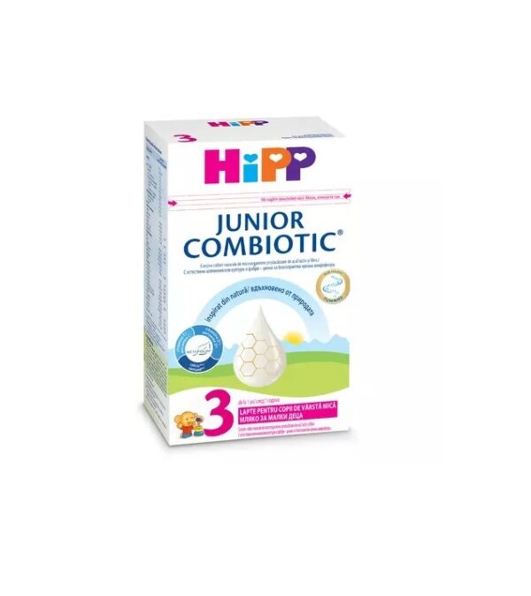 Lapte praf formula de crestere Junior Combiotic 3, +1 an, 500g, Hipp