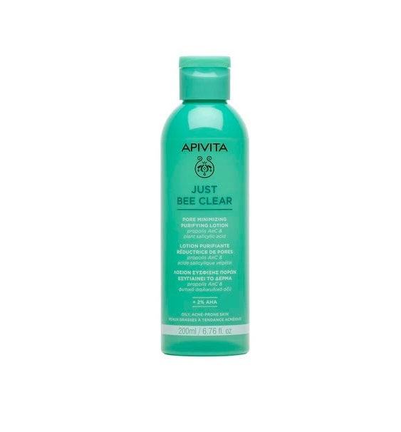 Lotiune Purifianta pentru Pori Dilatati Just Bee Clear, 200 ml, Apivita
