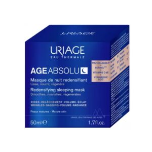 Masca Regeneranta de Noapte Pro Colagen Age Absolu, 50 ml, Uriage