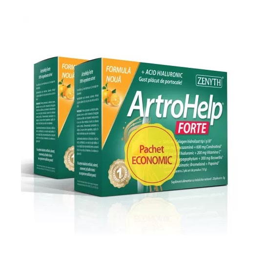 Pachet ArtroHelp Forte, 28+14 plicuri, Zenyth