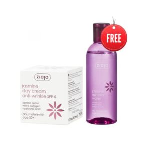 pachet-promo-jasmine-crema-de-zi-antirid-spf-6-50-ml-apa-micelara-200-ml-ziaja-O39231-farmacia-morpheus Pachet Promo, Jasmine (Crema de zi Antirid, SPF 6, 50 ml + Apa Micelara, 200 ml), Ziaja