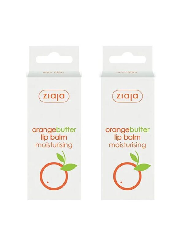 Pachet Promo Orange Butter (Balsam de Buze cu Unt de Portocala, 10 ml + Balsam de Buze, 10 ml), Ziaja