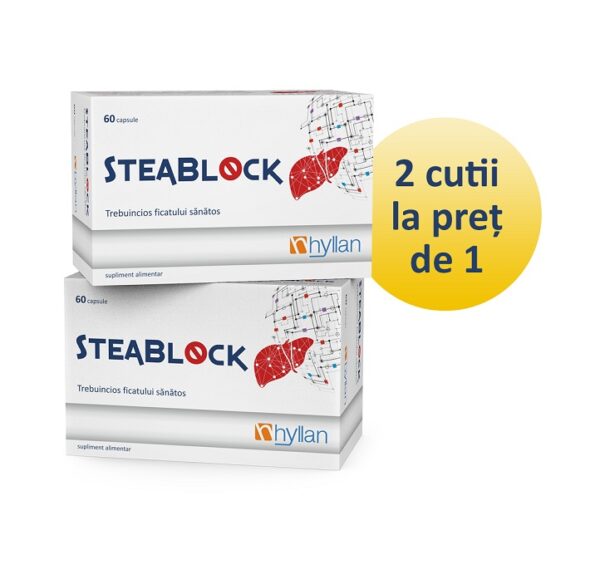 Pachet Steablock, 60 Capsule + 60 Capsule, Hyllan