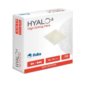 Pansament High Gelling Fiber Hyalo4, 10x10 cm, 10 bucati, Fidia Farmaceutici