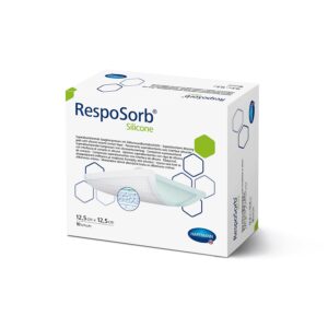 Pansament RespoSorb Silicone, 12,5 x 12,5 cm, 10 Bucati, Hartmann