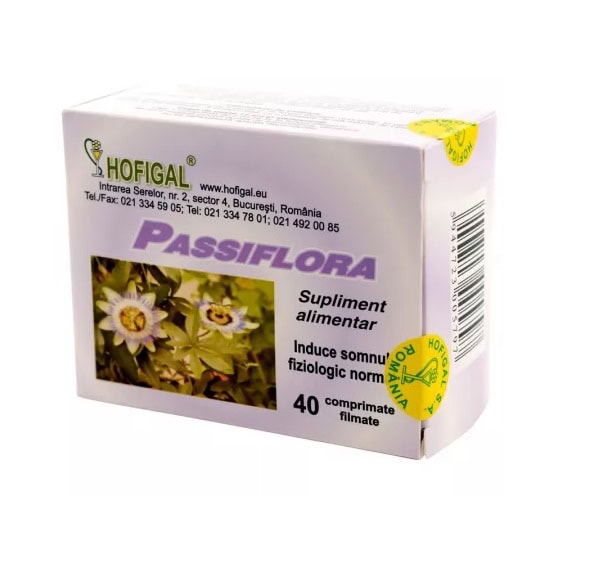 passiflora-40-comprimate-hofigal-X15020-farmacia-morpheus Passiflora, 40 comprimate, Hofigal