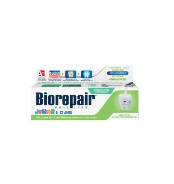 Pasta de Dinti Junior, 6-12 ani, 75 ml, Biorepair