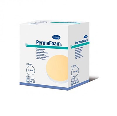 permafoam-pansament-rotund-diametru-de-6-cm-10-bucati-hartmann-o33335-farmacia-morpheus Permafoam Pansament Rotund Diametru de 6 cm, 10 Bucati, Hartmann