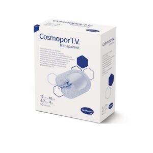 Plasturi Sterili Pentru Fixarea Branulelor, Cosmopor I.V, 12 x 10 cm, 50 Bucati, Hartmann