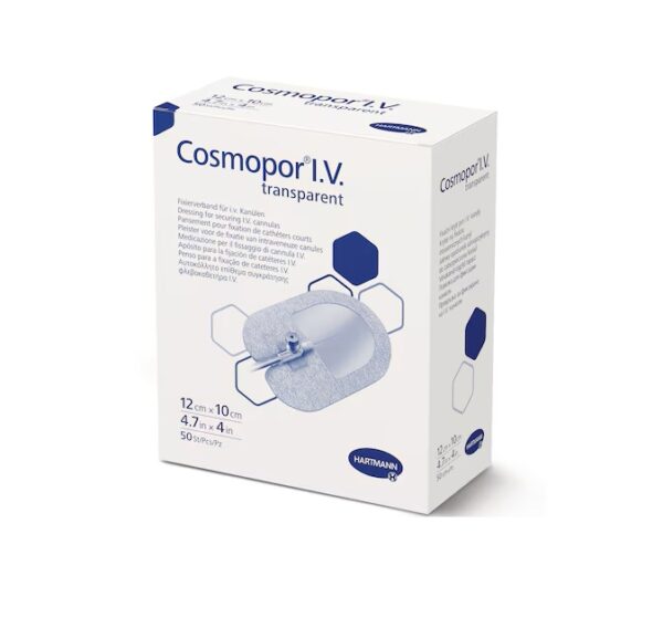 plasturi-sterili-pentru-fixarea-branulelor-cosmopor-i-v-12-x-10-cm-50-bucati-hartmann-o30018-farmacia-morpheus Plasturi Sterili Pentru Fixarea Branulelor, Cosmopor I.V, 12 x 10 cm, 50 Bucati, Hartmann