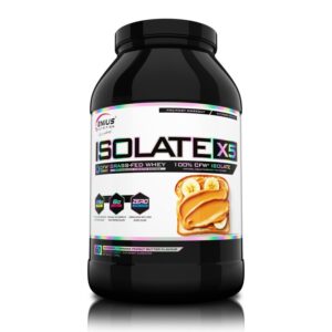 Pudra Proteica Tip Izolat din Zer cu Aroma de Banane si Unt de Arahide Isolate-X5 Banana Peanut Butter 2000g, Genius Nutrition
