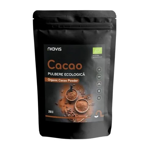 Pulbere de cacao Bio, 250 g, Niavis