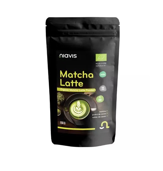 Pulbere Matcha Latte Bio, 150 g, Niavis Bio