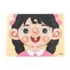 Puzzle din Lemn cu Buton 10 Piese, Viga Toys
