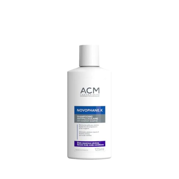 Sampon anti-matreata impotriva descuamarii cronice a scalpului, 125 ml, ACM Novophane K