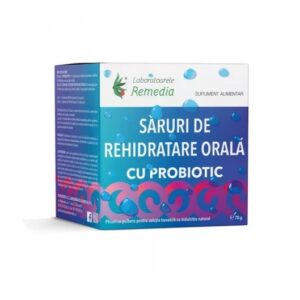 Saruri de rehidratare cu probiotic, 20 plicuri, Remedia