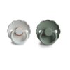 Set 2 Suzete Daisy Lily Pad/Bright White, 0-6L (Size 1), Silicon, Frigg
