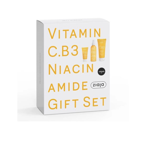 Set Crema de Zi Vitamin C.B3 Niacinamide, 50ml + Lotiune Tonica, 190ml + Balsam Corp, 200ml, Ziaja