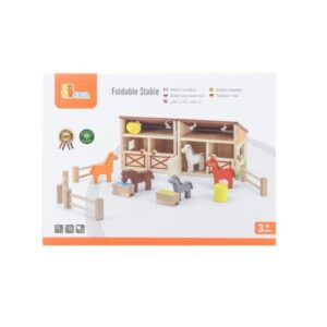 Set de Joaca din Lemn  Foldable Stable (44502), Viga Toys