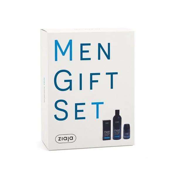 Set Men Gel Dus x 300 ml + Roll On Anti-perspirant x 60 ml + Crema Fata Spf 6 x 50 ml, Ziaja