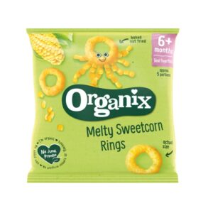 Snack Bio cu Porumb Dulce in Forma de Inel, +6 Luni, 20 g, Organix