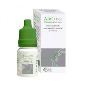 Solutie Oftalmica Lubrifianta AloCross, 8 ml, OFF Italia