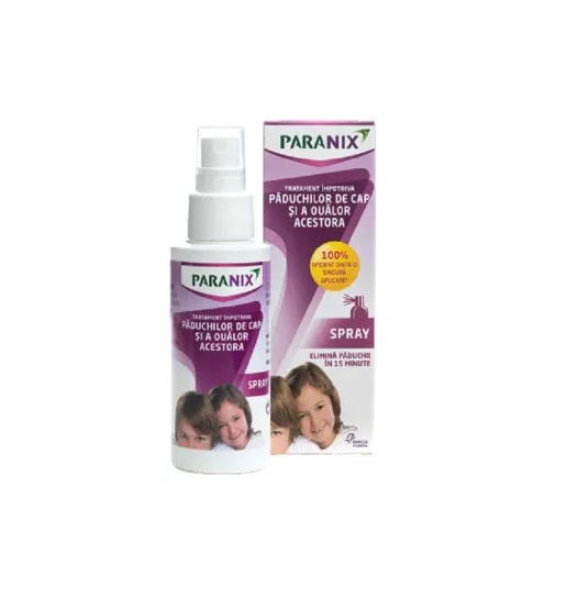 Spray tratament impotriva paduchilor de cap, 100 ml, Paranix