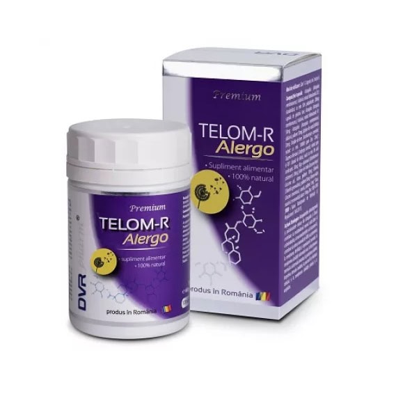 Supliment Alimentar Telom-R Alergo, 120 Capsule, Dvr Pharm