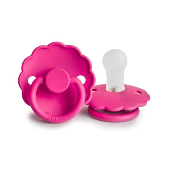 Suzeta Daisy Silicon - Fuchsia, 0-6 luni (size 1), 1 Bucata, Frigg