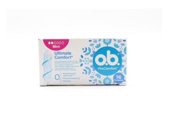 Tampoane Pro Confort Mini, 16 bucati, O.B.