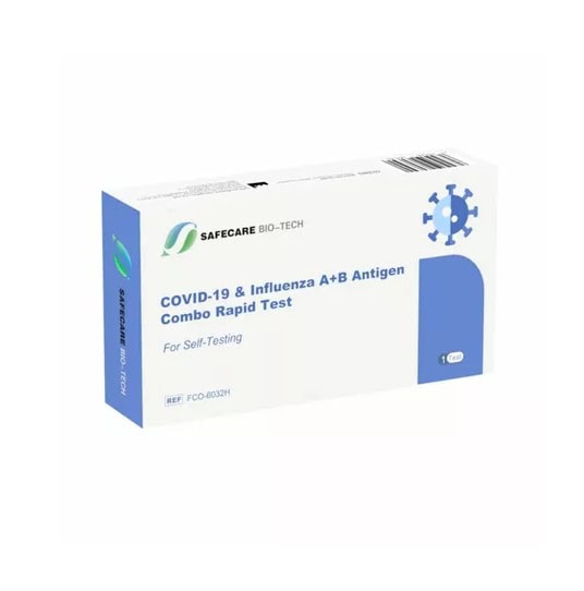 Test Combo Gripa A si B + Covid 19, Safecare
