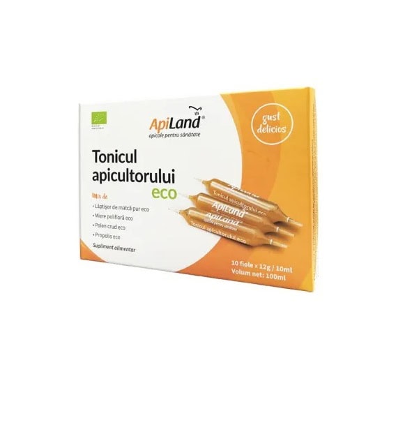 Tonicul Apicultorului Bio, 10 fiole, Apiland