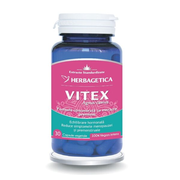 Vitex Agnus-Castus, 30 Capsule, Herbagetica