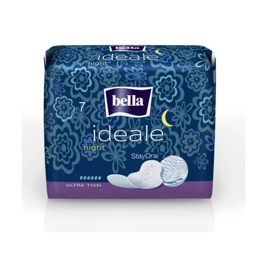Absorbante Night Ultra Thin StayDrai Ideale, 7 Bucăți, Bella