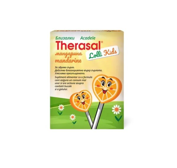Acadele pentru Copii Therasal Lolly Kids Lollipops, 6 bucati, Vedra