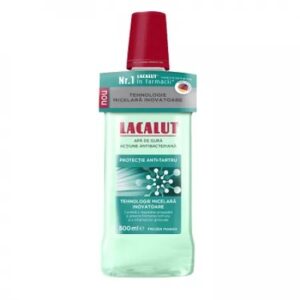 Apa de Gură Micelară Lacalut Protecție Anti-Tartru, 500 ml, Theiss Naturwaren