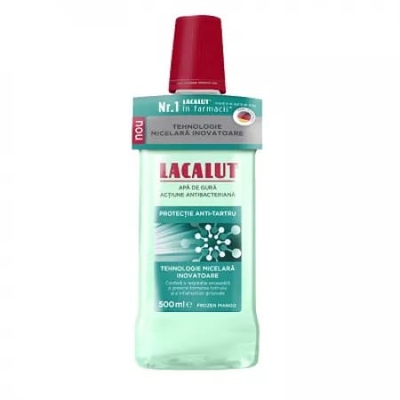 Apa de Gură Micelară Lacalut Protecție Anti-Tartru, 500 ml, Theiss Naturwaren